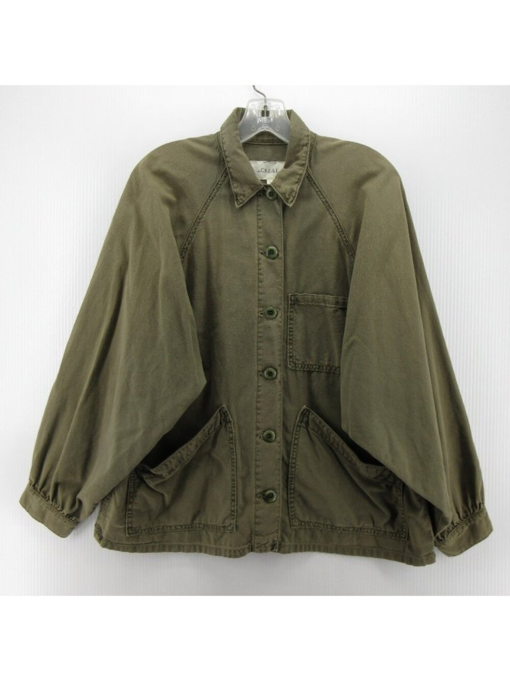 The Great Jacket 0 Olive Barn Chore Coat Shacket Heritage USA Made